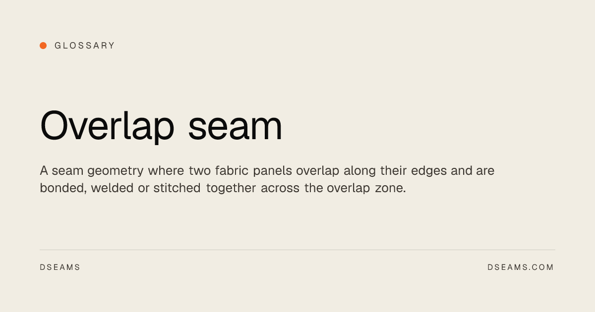 Overlap seam — Glossary — DSEAMS